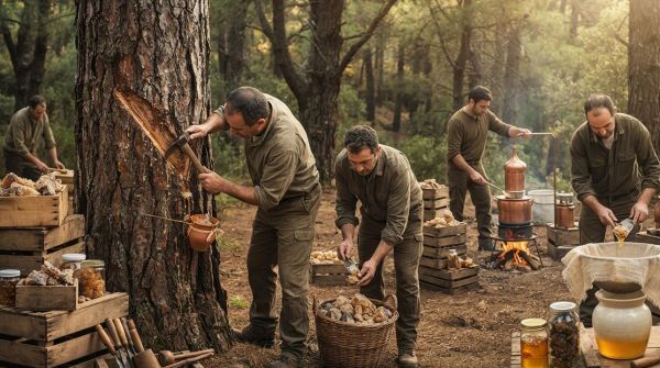 Les secrets de fabrication des résines naturelles révélés